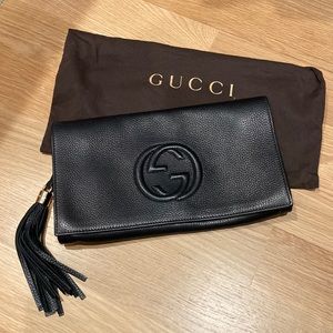Gucci Soho Leather Clutch